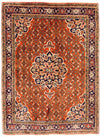 Bidjar Tapijt 120x165cm - Perzisch tapijt - Rechthoekig / Oranje / 120 x 165 cm Rechthoekig