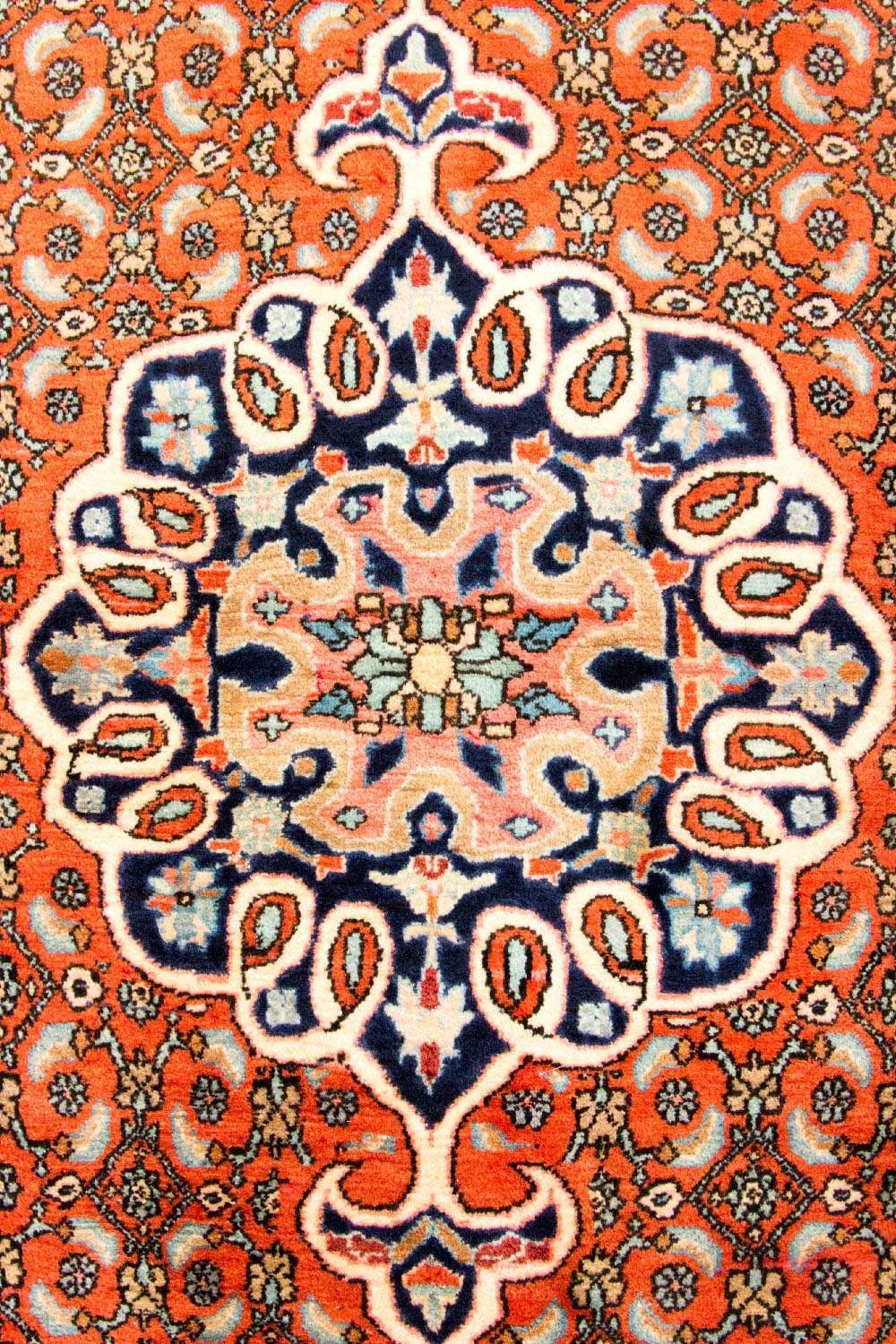 Perzisch tapijt - Bijar - 165 x 120 cm - oranje