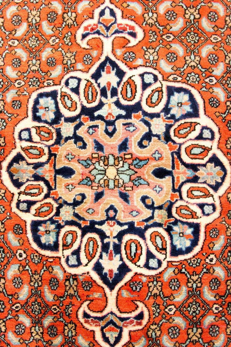 Perzisch tapijt - Bijar - 165 x 120 cm - oranje