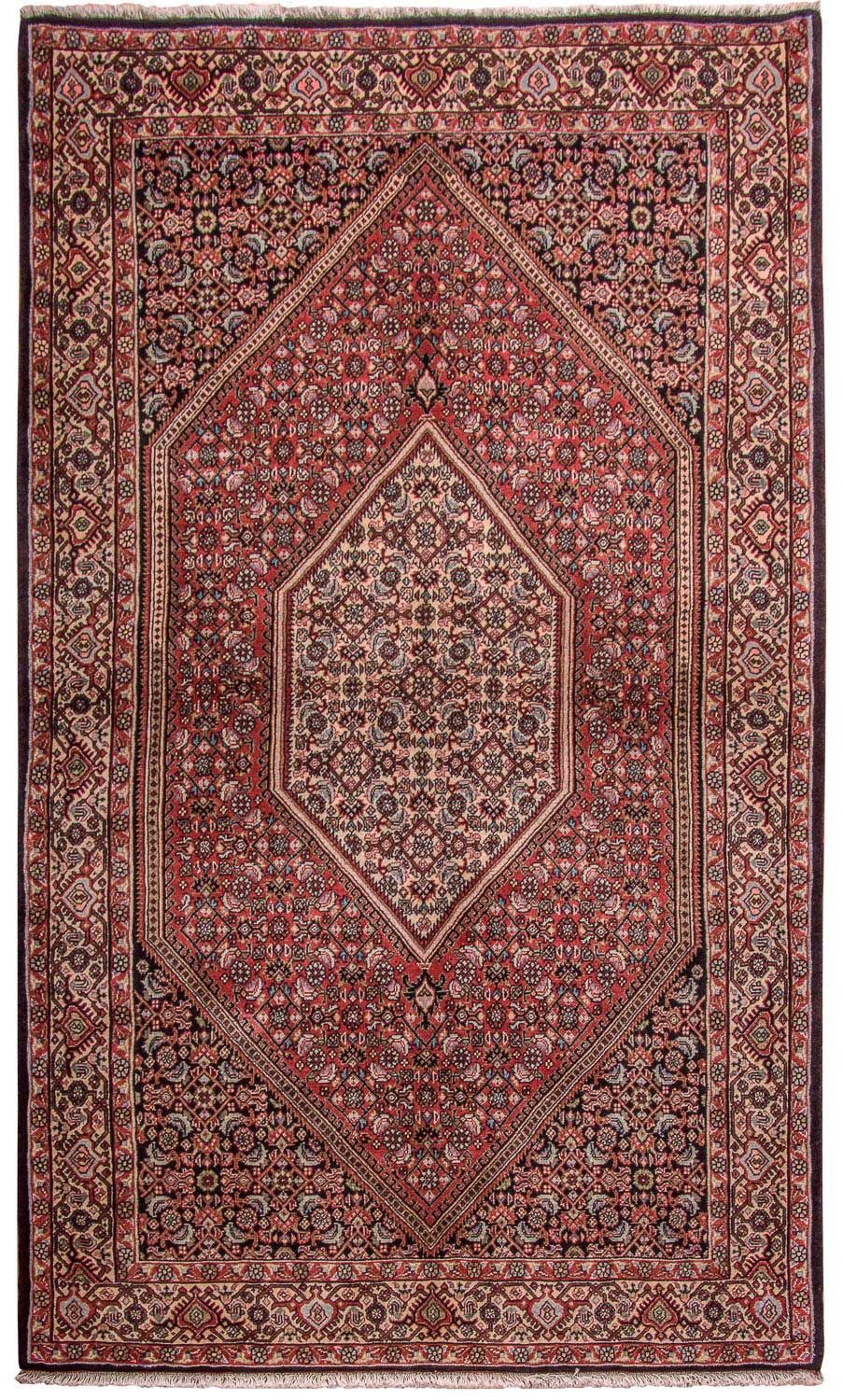 Perzisch tapijt - Bijar - 190 x 112 cm - licht rood