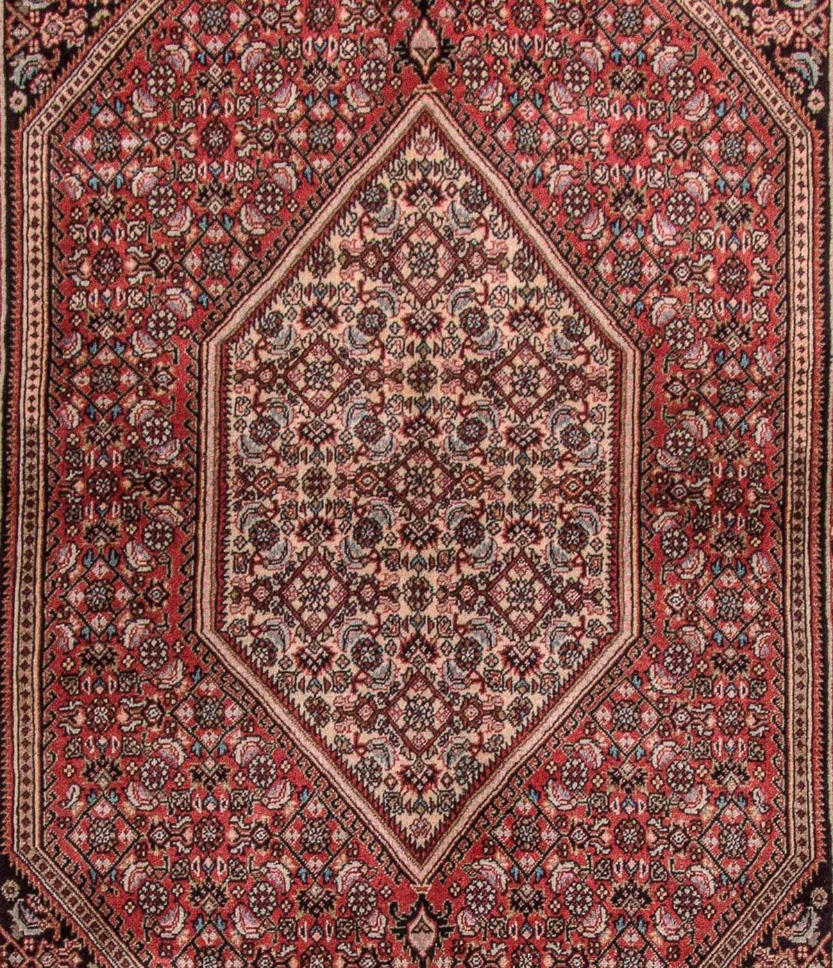 Perzisch tapijt - Bijar - 190 x 112 cm - licht rood