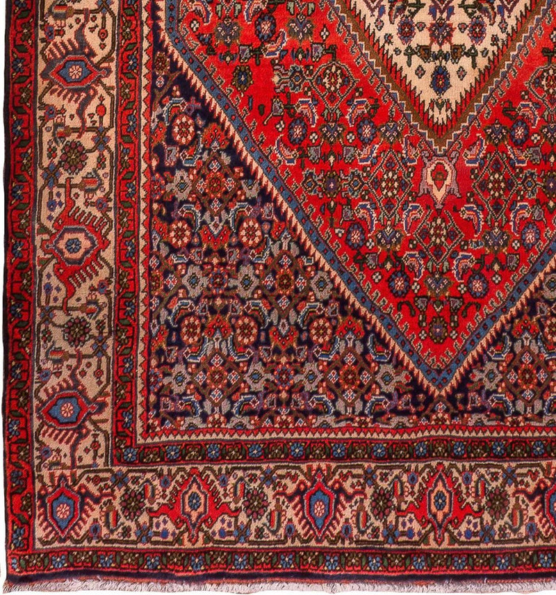 Perzisch tapijt - Bijar - 181 x 120 cm - rood
