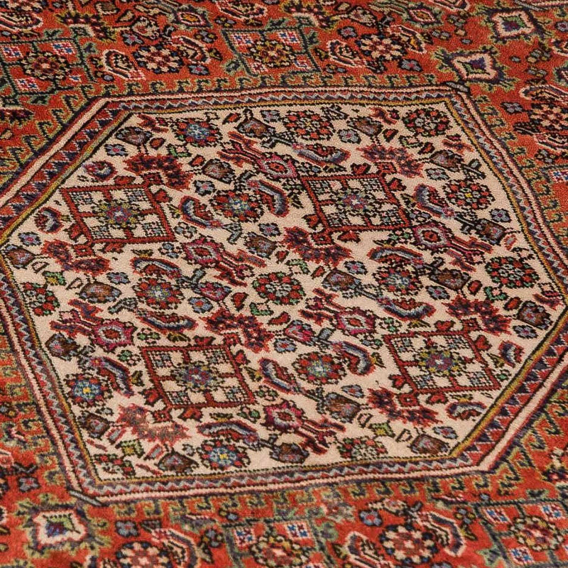 Loper Perzisch tapijt - Bijar - 214 x 77 cm - bruin