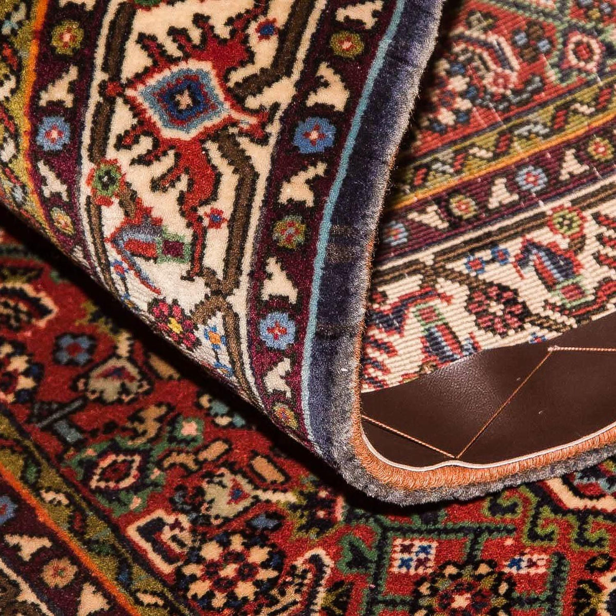 Loper Perzisch tapijt - Bijar - 214 x 77 cm - bruin