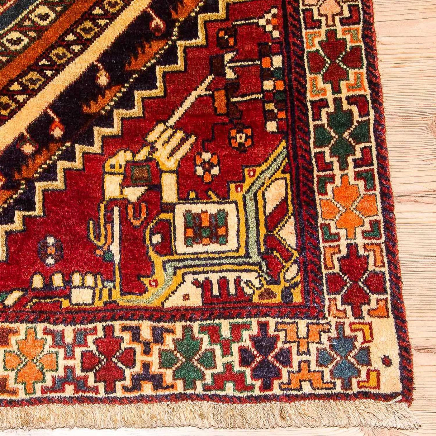 Ghashghai Tapijt 212x125cm - Perzisch tapijt