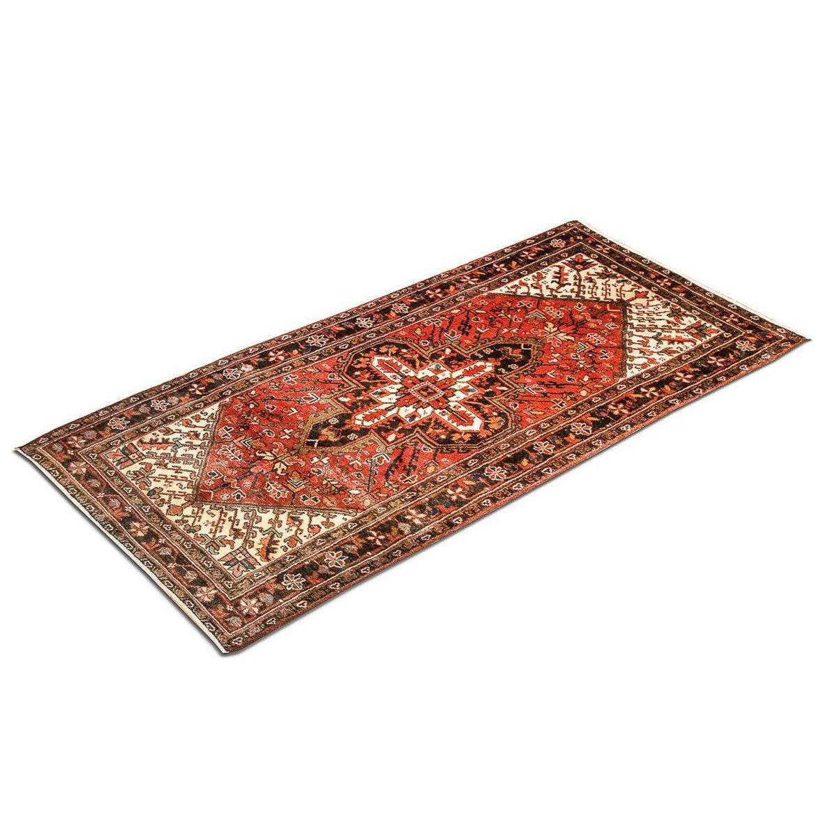 Loper Perzisch Tapijt - Nomadisch - 267 x 115 cm - roest