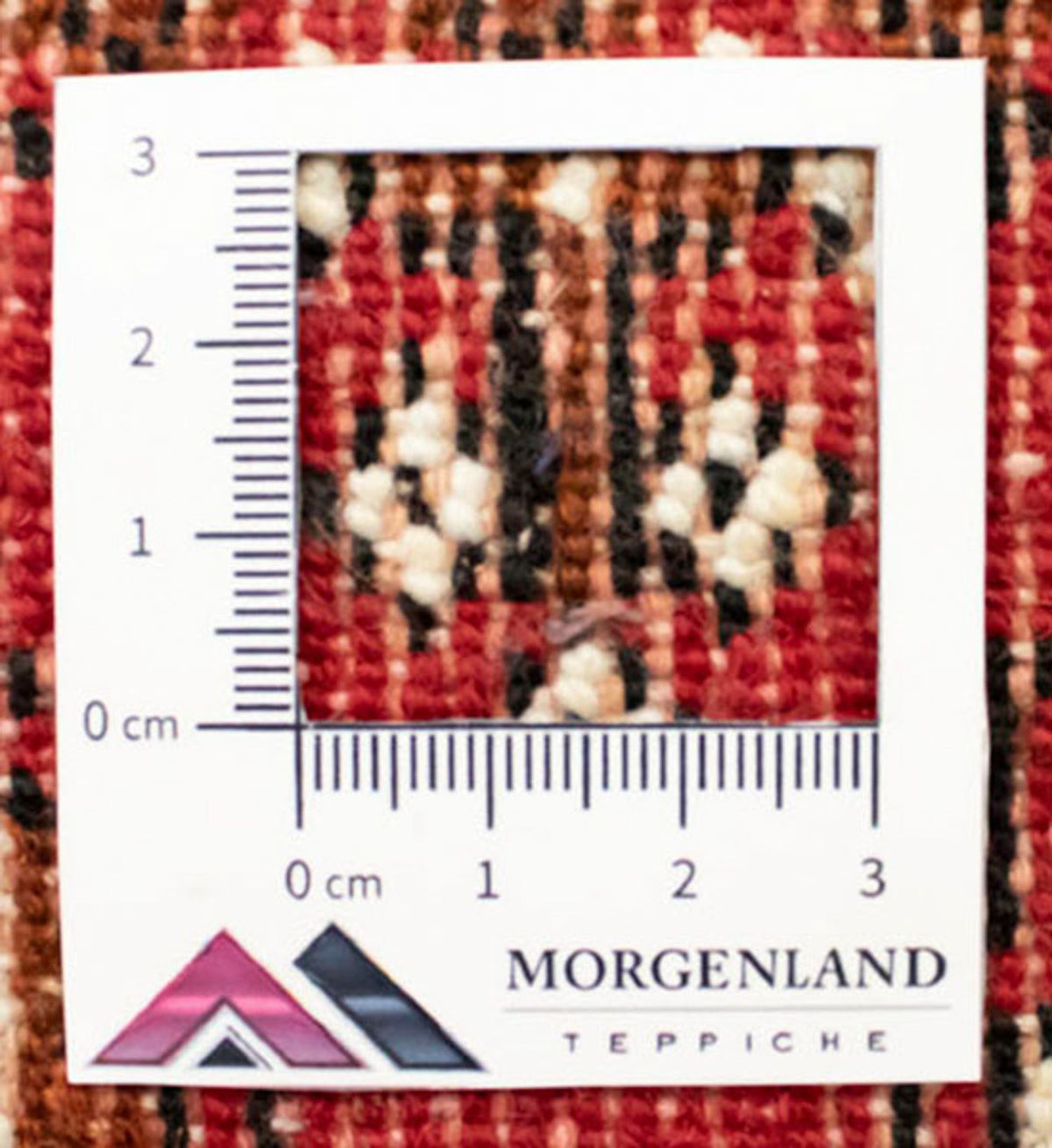 Loper Turkaman tapijt - 100 x 50 cm - rood