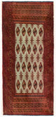 Turkaman tapijt 100x50cm - Perzisch tapijt
