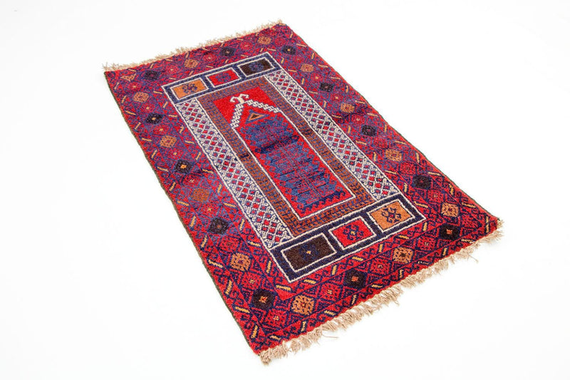 Baluch tapijt - 125 x 79 cm - rood