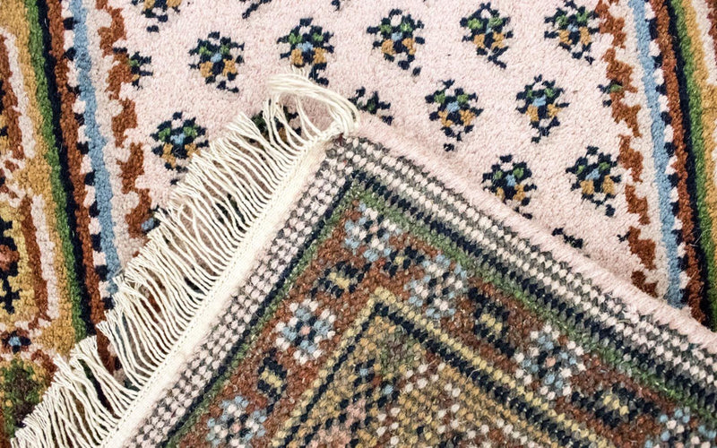 Wollen tapijt - 137 x 74 cm - beige