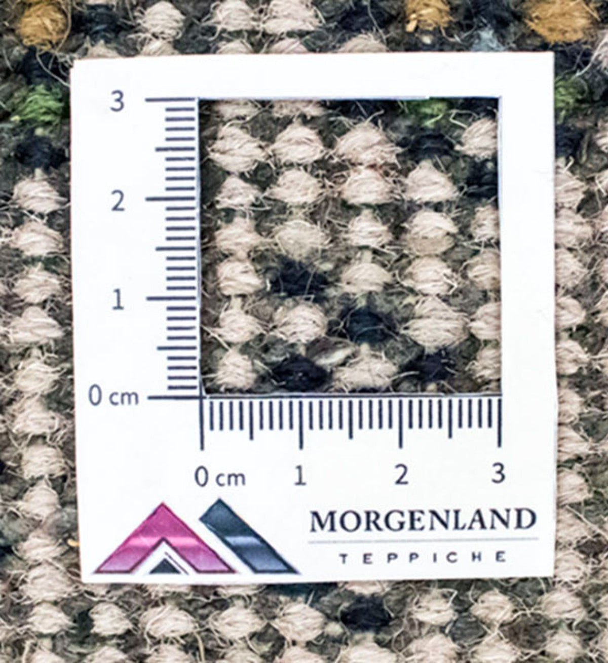 Wollen tapijt - 137 x 74 cm - beige