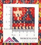 Loper Turkaman tapijt - 100 x 50 cm - rood