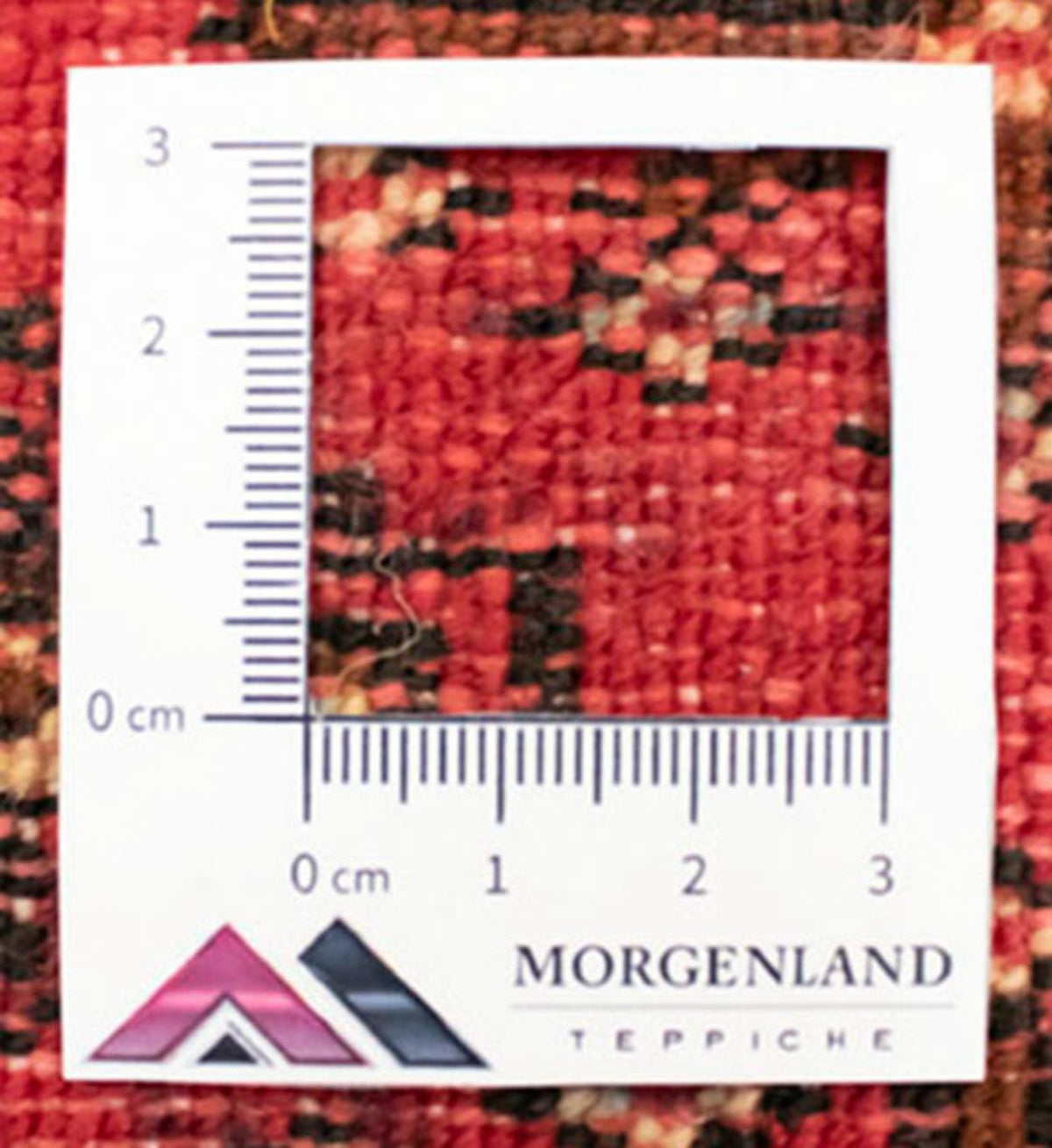 Loper Turkaman tapijt - 100 x 50 cm - rood