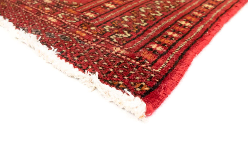 Loper Turkaman tapijt - 100 x 50 cm - rood