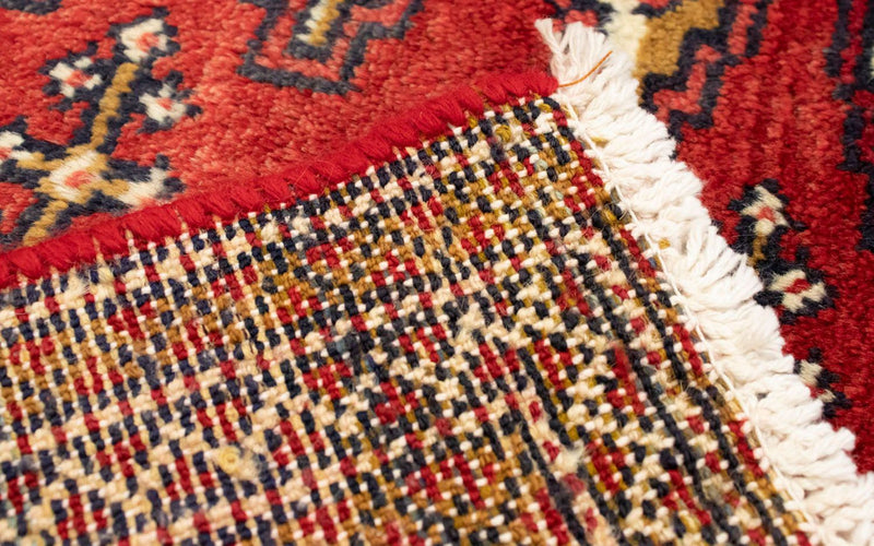 Loper Turkaman tapijt - 100 x 50 cm - rood