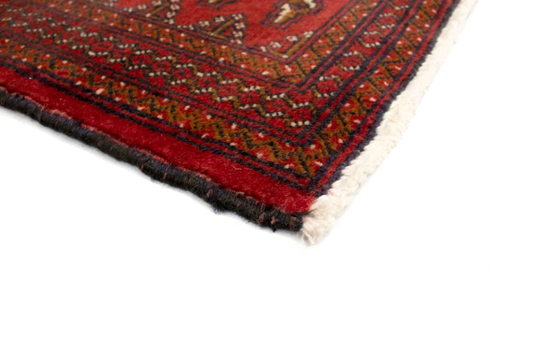 Loper Turkaman tapijt - 100 x 50 cm - rood