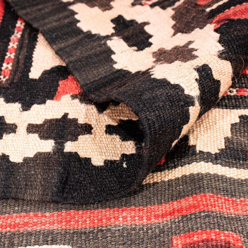 Loper Kelim tapijt - Oud - 300 x 145 cm - veelkleurig