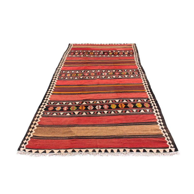 Loper Kelim tapijt - Oud - 300 x 145 cm - veelkleurig