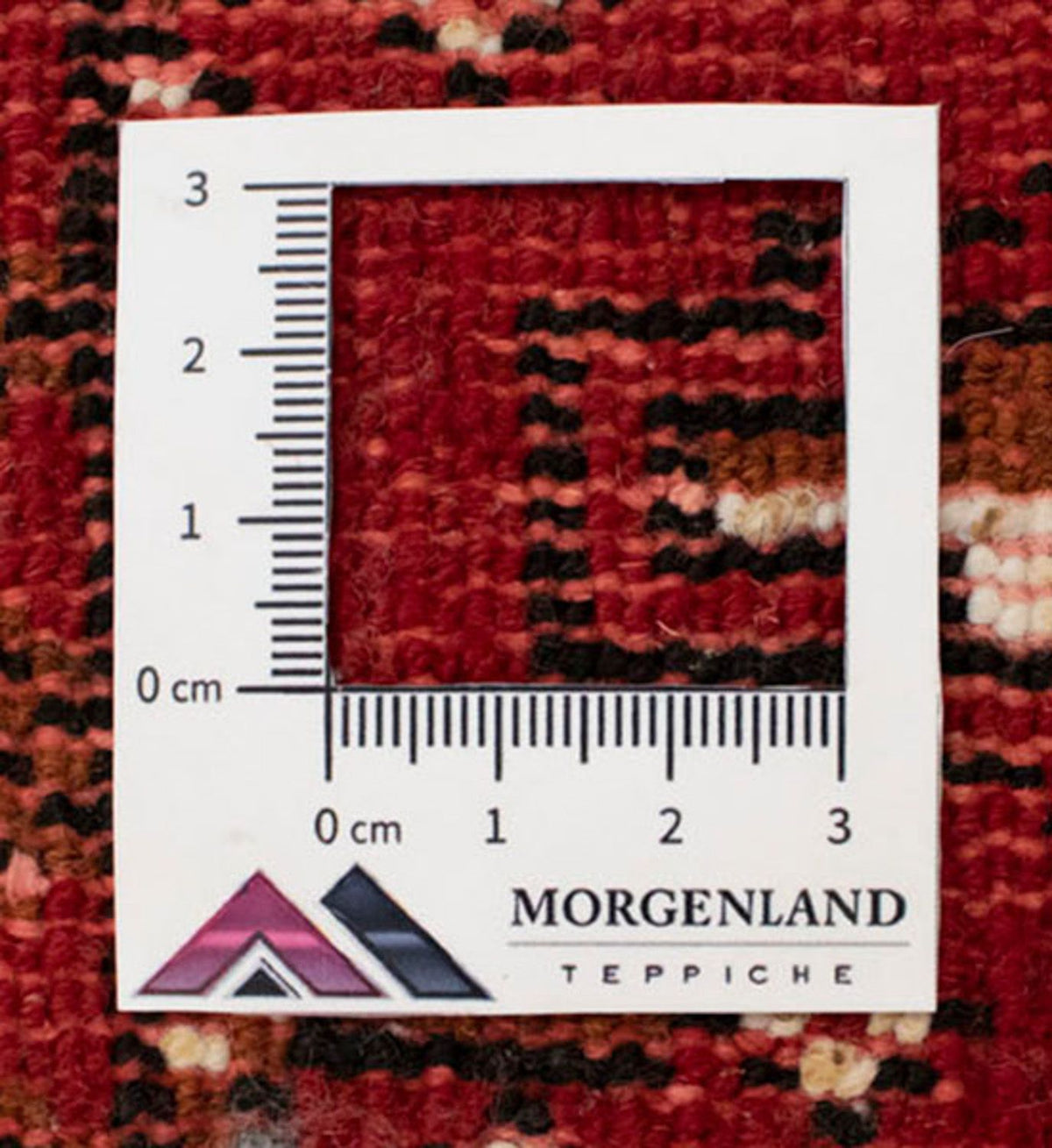 Loper Turkaman tapijt - 100 x 50 cm - rood