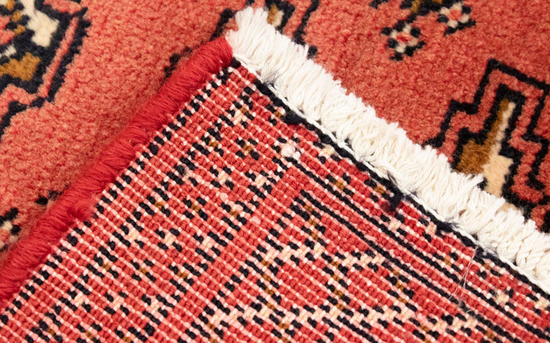 Loper Turkaman tapijt - 100 x 50 cm - rood