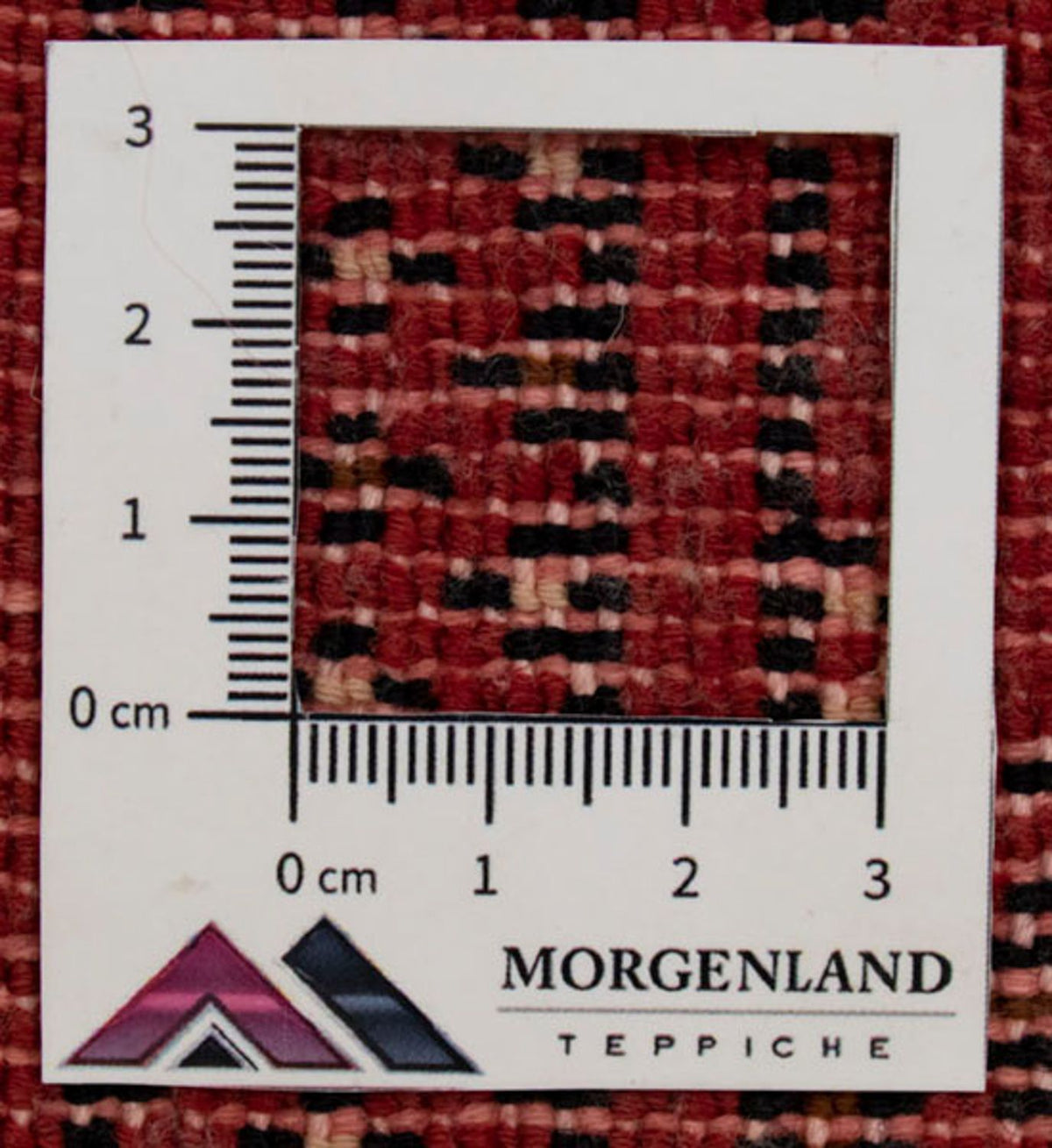 Loper Turkaman tapijt - 100 x 50 cm - rood