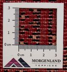 Loper Turkaman tapijt - 100 x 50 cm - rood