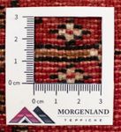 Loper Turkaman tapijt - 100 x 50 cm - rood