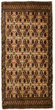 Turkaman tapijt 100x50cm - Perzisch tapijt