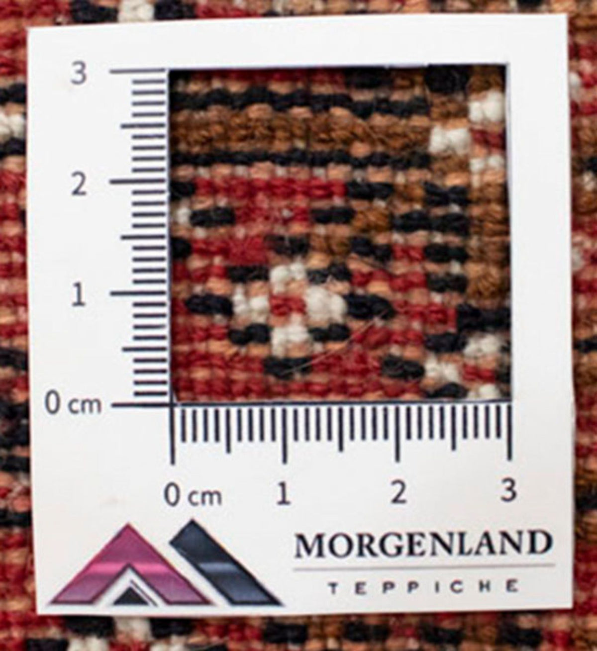 Loper Turkaman tapijt - 100 x 50 cm - rood