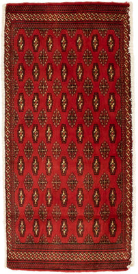 Turkaman tapijt - 130 x 60 cm - rood