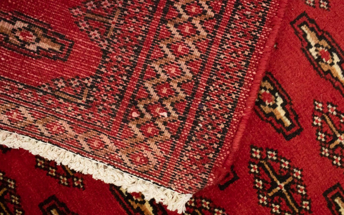 Turkaman tapijt - 130 x 60 cm - rood