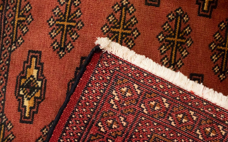 Turkaman tapijt - 130 x 60 cm - roest