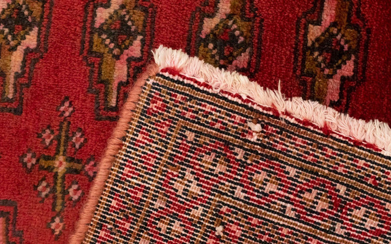 Turkaman tapijt - 130 x 60 cm - rood