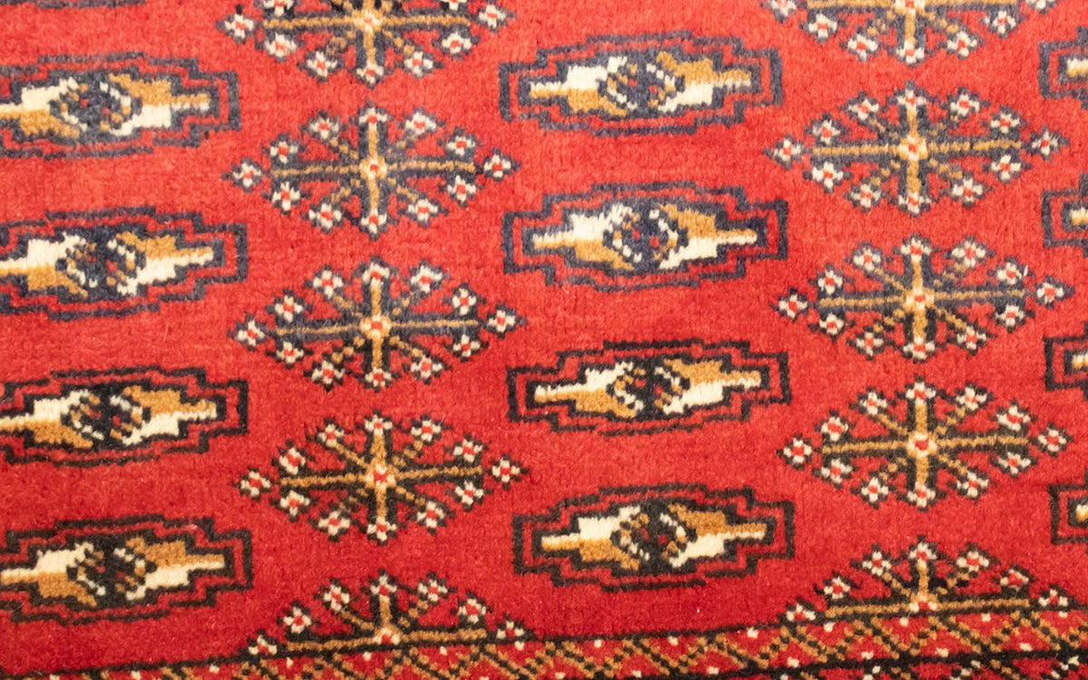 Turkaman tapijt - 130 x 60 cm - rood