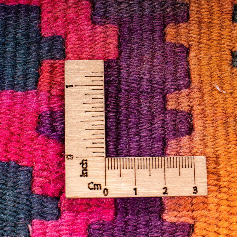 Loper Kelim tapijt - Oud - 375 x 142 cm - veelkleurig