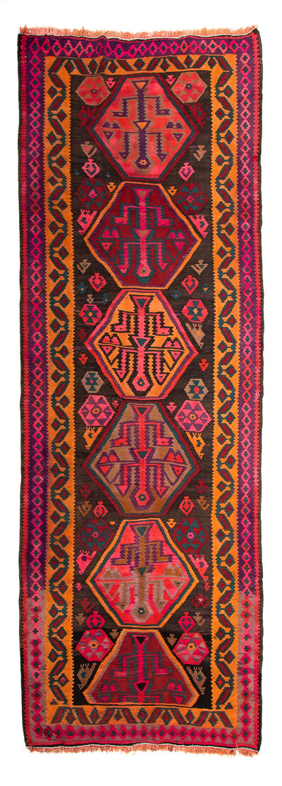 Antiek kilim Tapijt 142x375cm