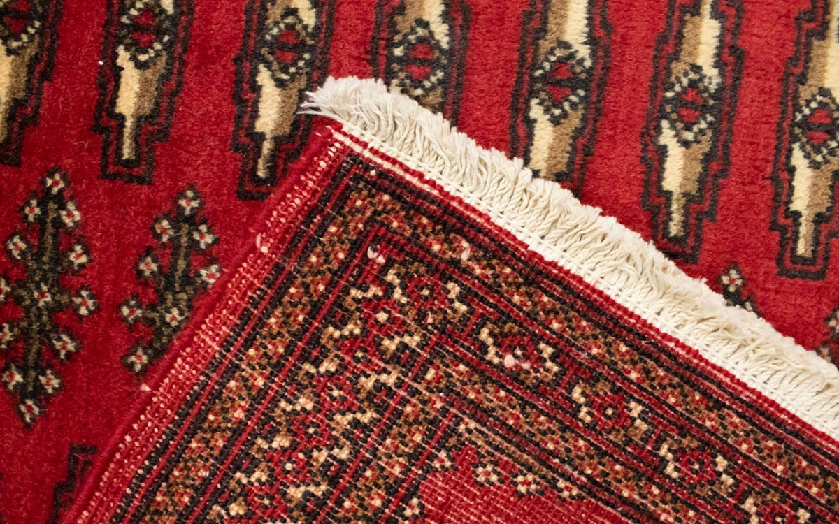 Turkaman tapijt - 130 x 60 cm - rood
