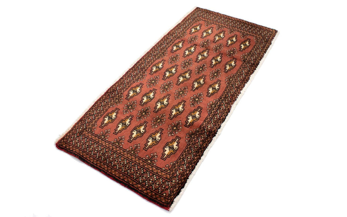Turkaman tapijt - 130 x 60 cm - roest
