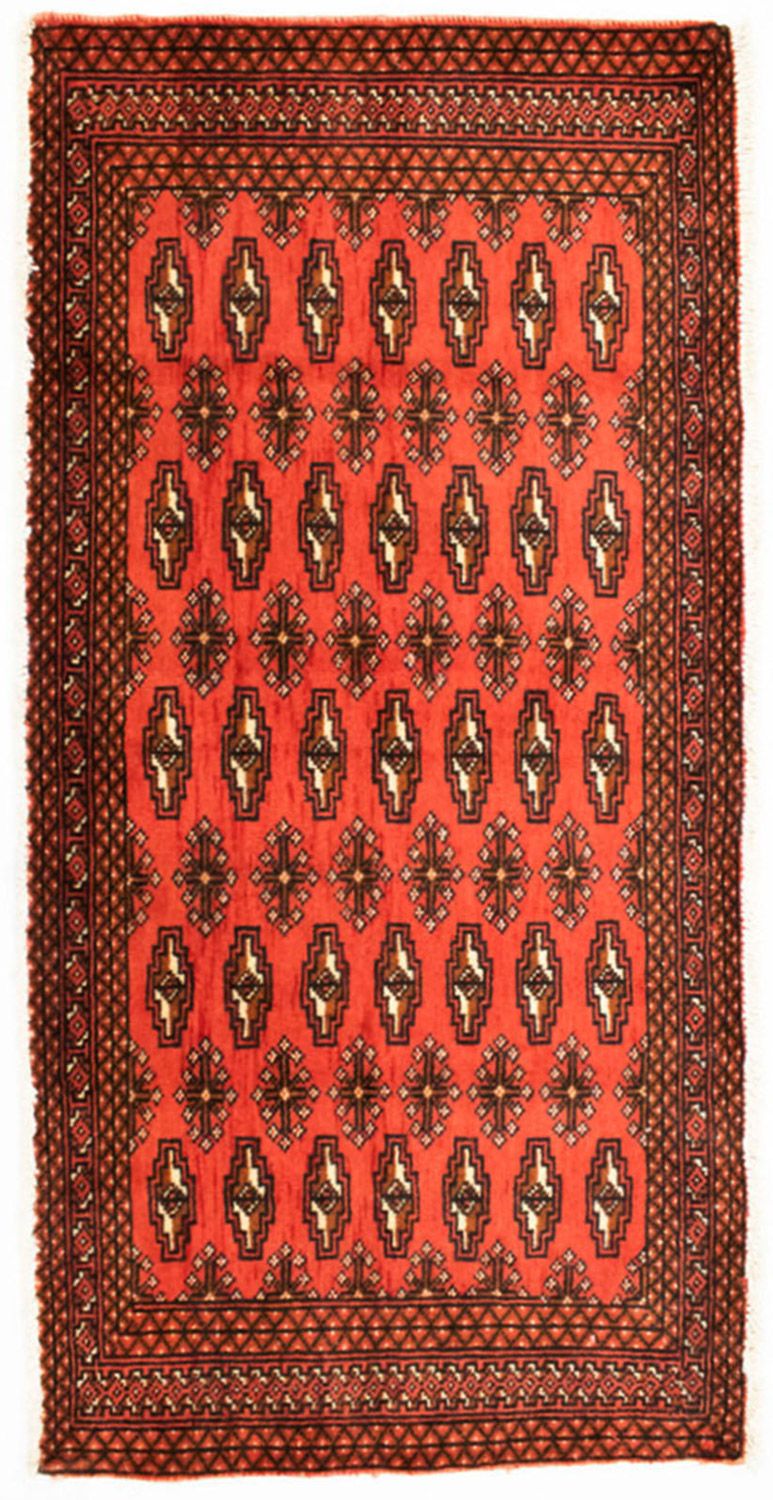 Turkaman tapijt - 130 x 60 cm - rood