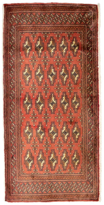 Turkaman tapijt - 130 x 60 cm - roest