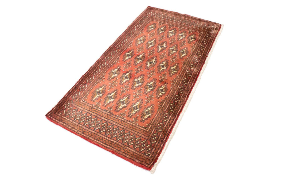 Turkaman tapijt - 130 x 60 cm - roest