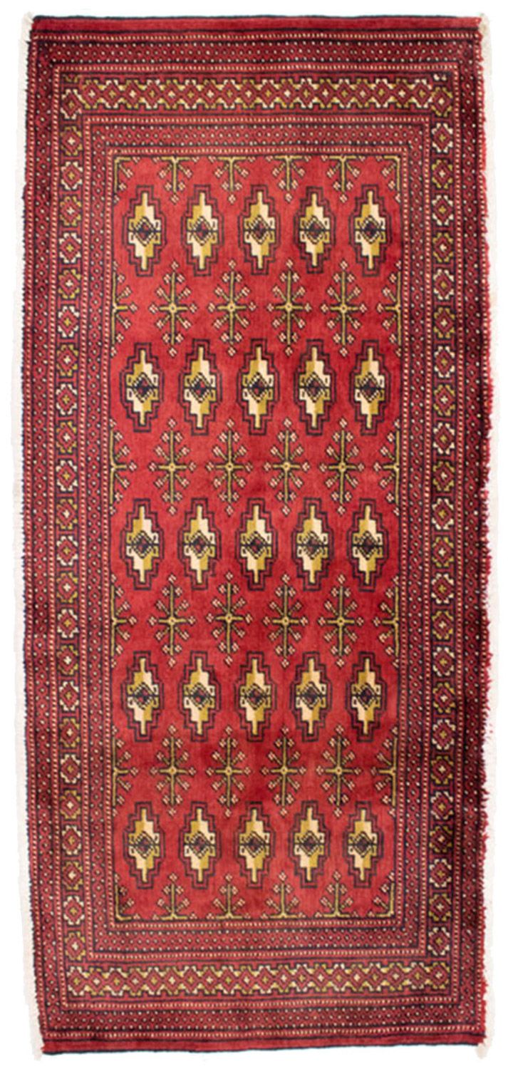 Turkaman tapijt - 130 x 60 cm - rood