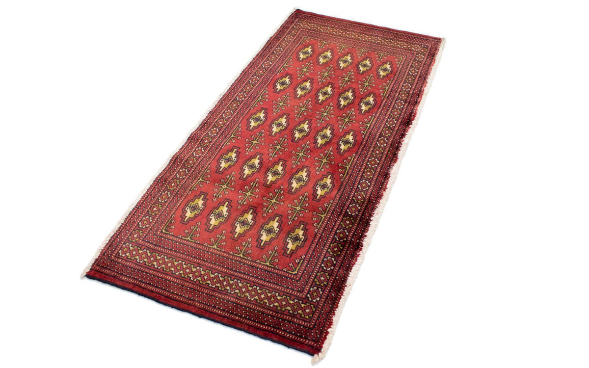 Turkaman tapijt - 130 x 60 cm - rood