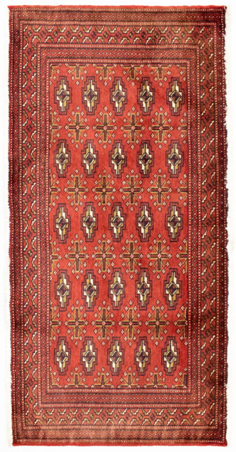 Turkaman tapijt - 130 x 60 cm - roest