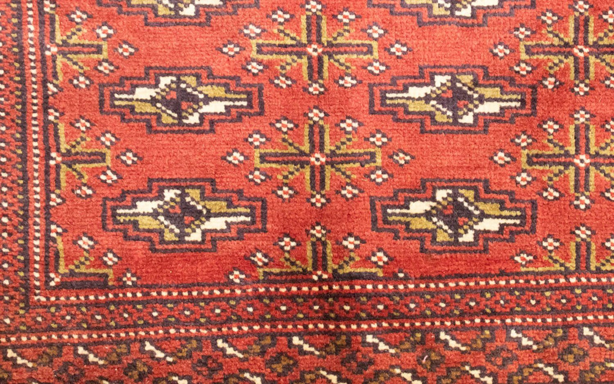 Turkaman tapijt - 130 x 60 cm - roest