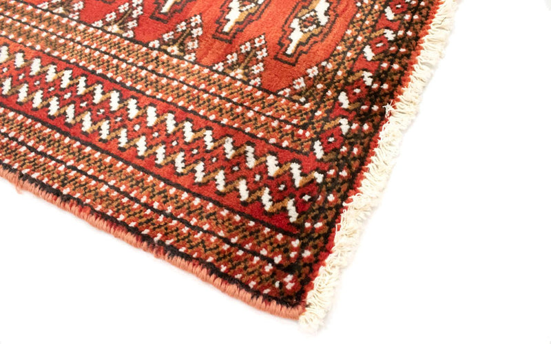 Turkaman tapijt - 130 x 60 cm - rood