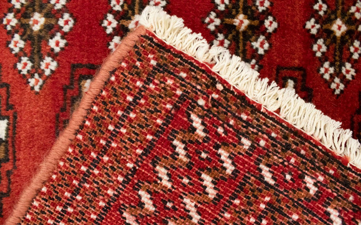 Turkaman tapijt - 130 x 60 cm - rood
