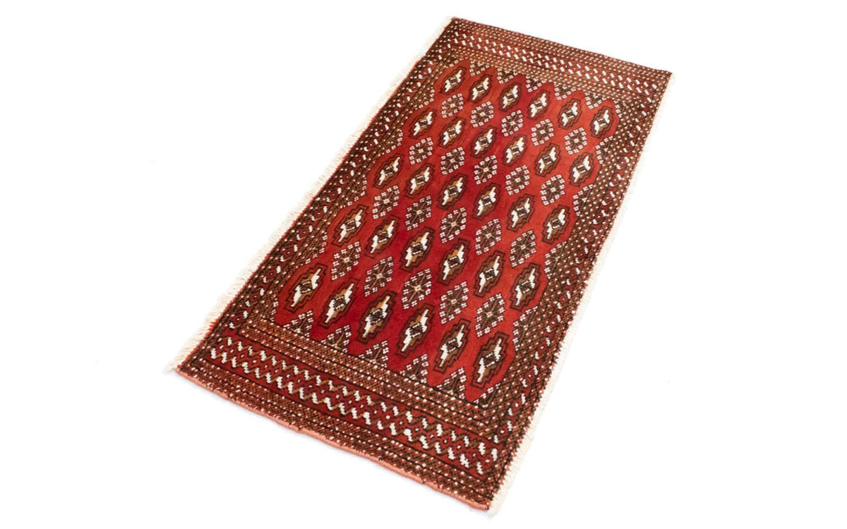 Turkaman tapijt - 130 x 60 cm - rood