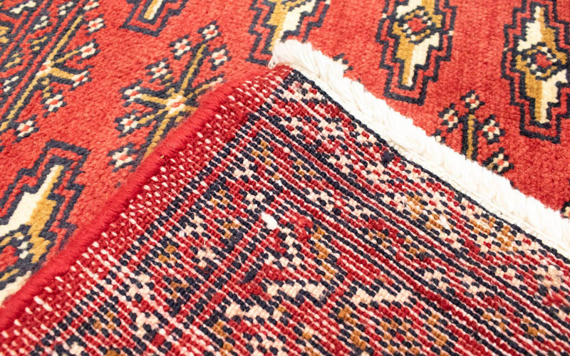 Turkaman tapijt - 130 x 60 cm - rood