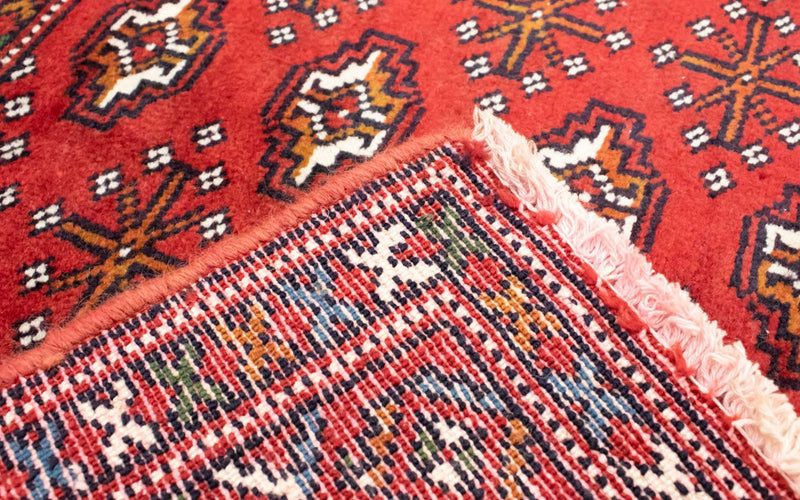 Turkaman tapijt - 130 x 60 cm - rood